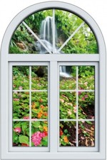 Sticker Fenêtre trompe l'oeil