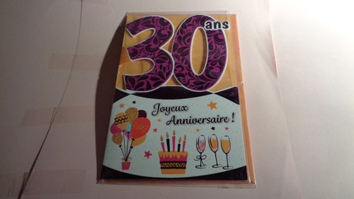 Carte joyeux anniversaire - joyeux,