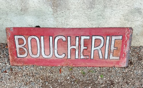 Très vieille enseigne - enseigne, double