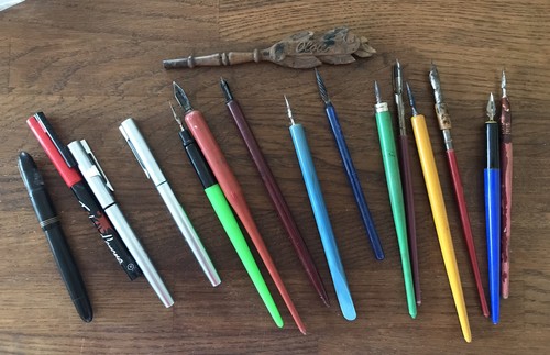 Porte plume ancien - porte, stylo