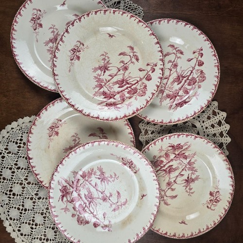Lot assiettes anciennes - 6,