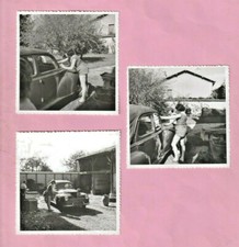 LOT DE 3 PHOTOGRAPHIES : FEMME