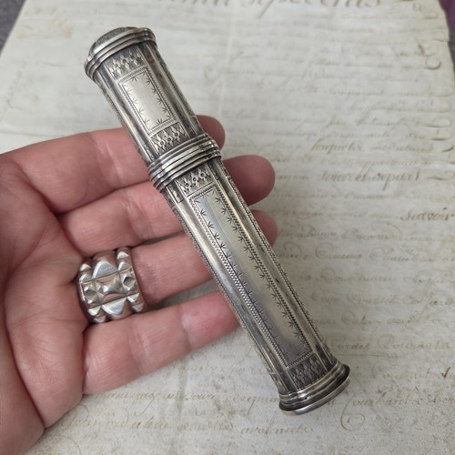 Etui cire argent - en, sceau