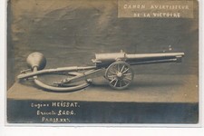 PARIS: Victory Warning Cannon, Eugene Heissat (Military WW1) 20th century