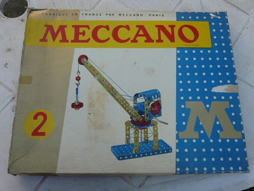 Jeu meccano ancienne boîte - jeu,