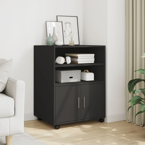 Armoire roulettes noir - roulettes,