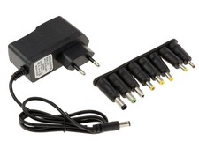 Alimentation 220V vers DC 9V / 1.5A - Remplace 9V 0.5A 1A 1.5A - 8 EMBOUTS