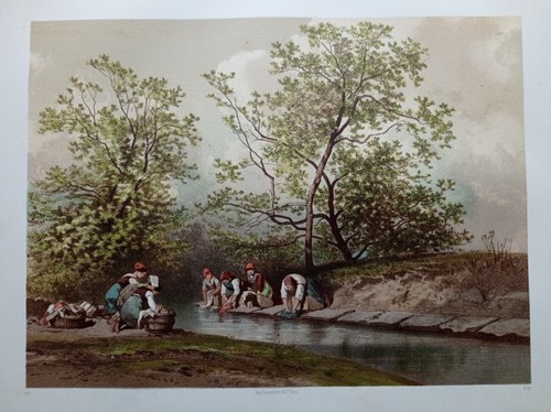 Lavandières bord de - lavandières,