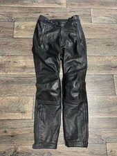 hein gericke leather motorcycle pants men black sz48