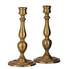 Ancienne Paire de Bougeoirs en