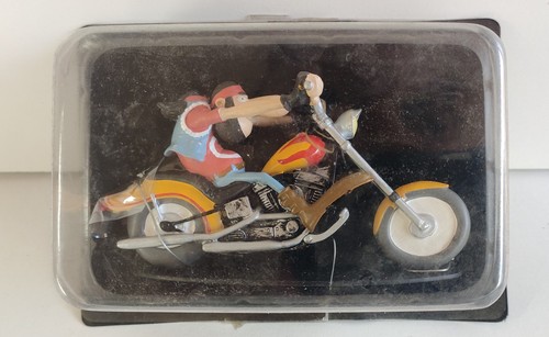 Figurine moto résine joe - figurine,