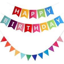 Lot of 2 Happy Birthday Garlands - Birthday Garland...