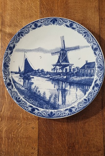 Ancienne grande assiette plat - ancienne,