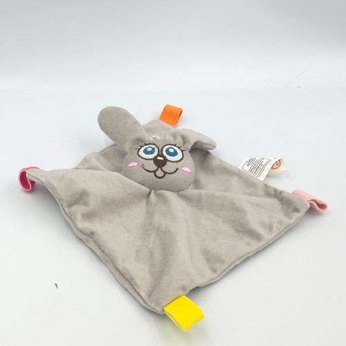 Doudou plat lapin gris - , saint