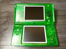 Nintendo DS Lite Handheld Console - Transparent Emerald Green - 95% Working!