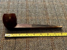HUGE 8" FRENCH BULLDOG BRIAR PIPE, LONG HORN STEM, VIEILLE BRUYERE