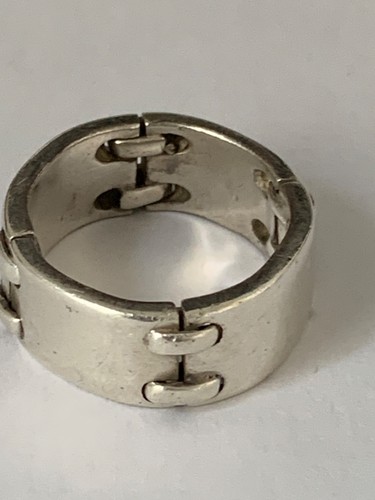 Bague hermès vintage argent - hermès,