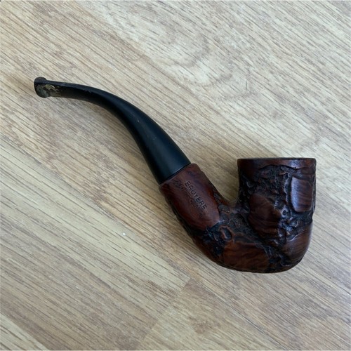 Pipe bruyère sculptée - bruyère,