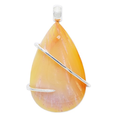 Starburst agate pendant - starburst,