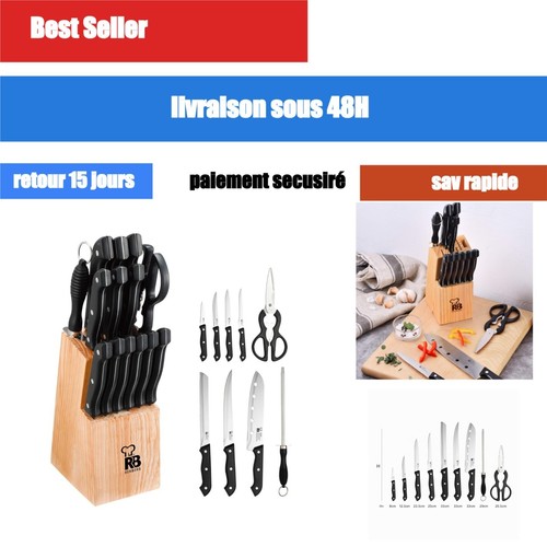 Set couteaux cuisine - , 15