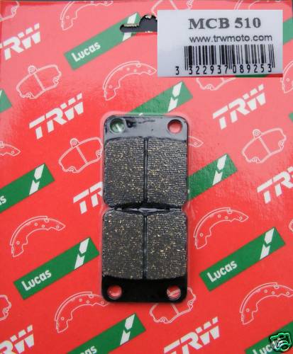 Plaquettes frein mcb510 - plaquettes,