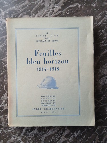 Feuilles bleu horizon 1914 - bleu,