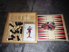 Coffret de jeux bois Dames