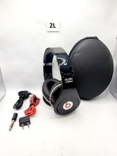 BEATS BY DR. DRE 190003-00 HEADPHONES W/ CASE BLACK/RED FREE SHIPPING