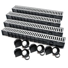 Caniveau 4x1m Grille