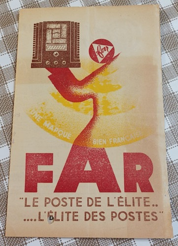 1935 ancien depliant