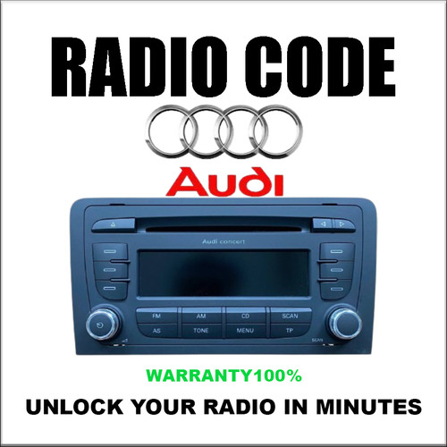 Audi radio unlock - radio,