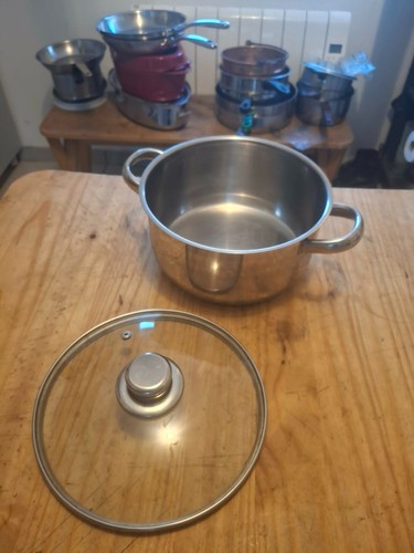 Faitout inox couvercle en - inox, +