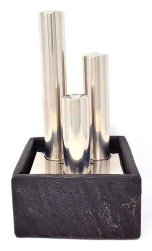 Inox colonnes fontaine - inox,