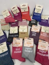 Chaussettes paillettes - chaussettes, à