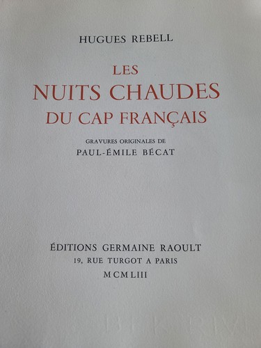 Hugues rebell les nuits - les,