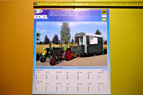 Calendrier tracteurs 2004 - ,