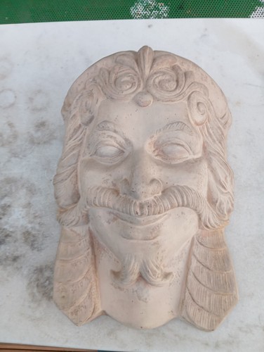 Ancien grand mascaron porte - grand,