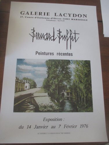 Affiche exposition bernard - affiche, d'exposition