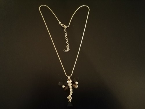 Collier fantaisie acier - collier, en