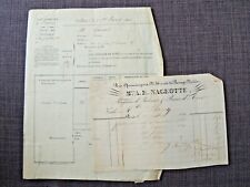Old Notarial Deed Declaration of Bankruptcy Paris 19th 1840 July Monarchy
