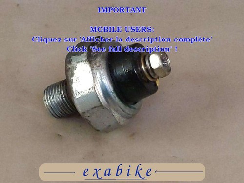 Contacteur pression huile - contacteur, d'huile