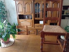 salle à manger complète plaqué chêne 