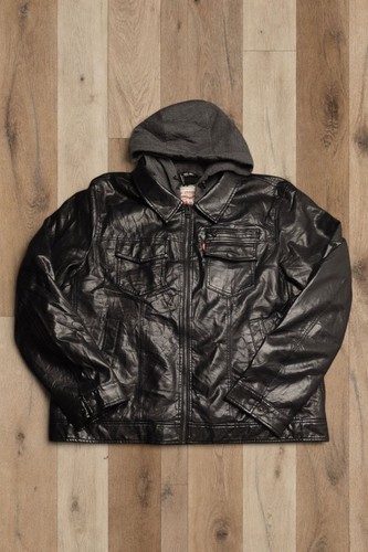 Blouson levi simili cuir - simili,