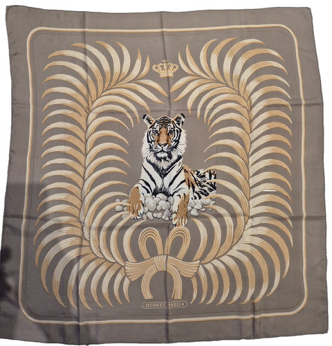 Carré hermès vintage tigre - carré,