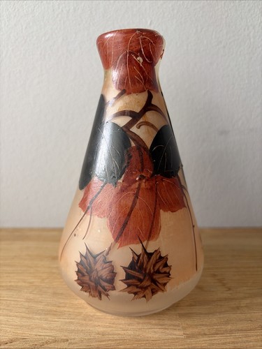 Vase verre satiné épais - vase,