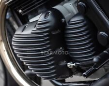 COVER ENGINE FIT FOR ROYAL ENFIELD INTERCEPTOR INT GT650 CRANK CASE SIDE BLACK