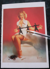 PIN UP _ housewife _ Edward Runci _ erotic _ garter belt _ PIN-UP