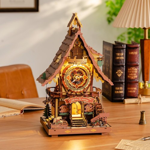 Rokr wooden puzzle building - 3d,