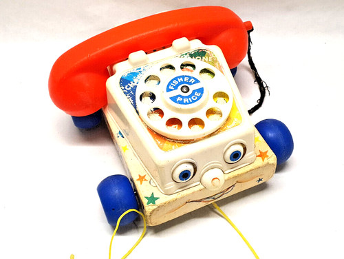 Ancien jouet téléphone - ancien,