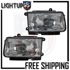 Headlights Headlamps Pair Left